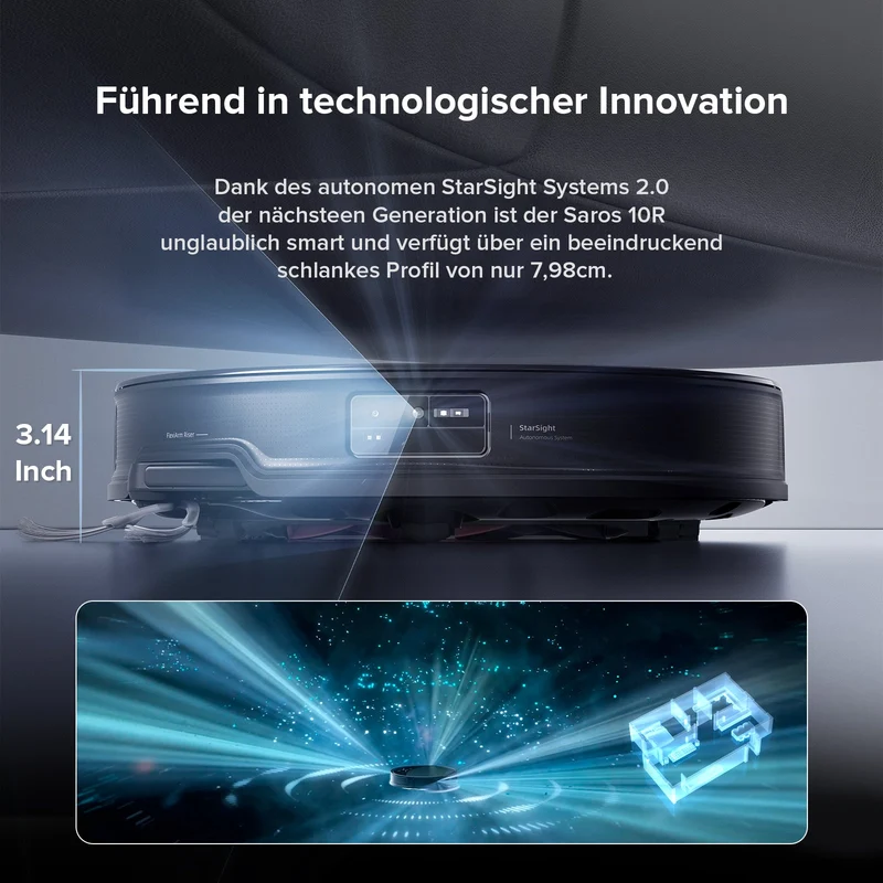 Roborock Saros 10R Saugroboter mit StarSight System 2.0