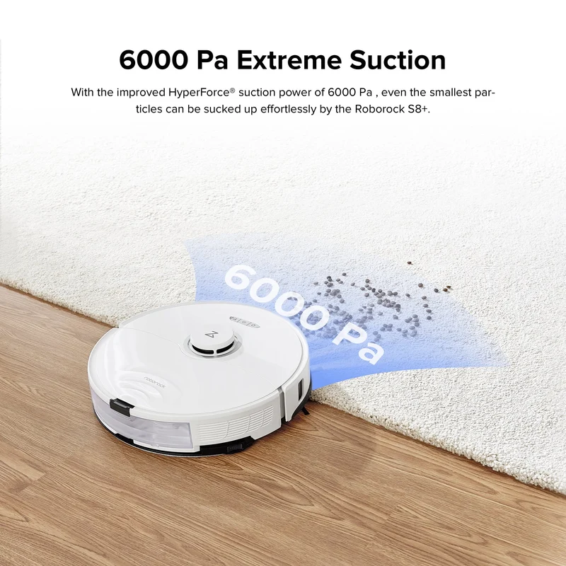 Roborock S8+ Robot Vacuum with Auto-Empty Dock