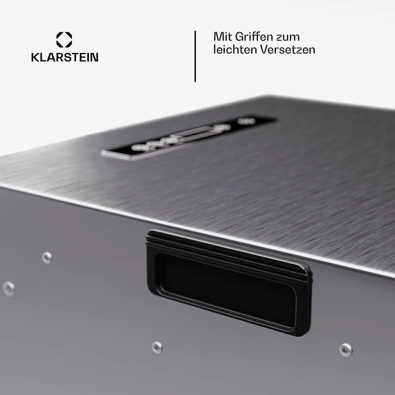 Klarstein Dörrgerät, Dörrautomat für Gemüse, Obst, Pilze & Fleisch, 1500W Edelstahl-Dörrautomat, Trockenautomat mit 16 Metallgitter, Dörrgerät mit 24H Timer & Touch-Display, Food Dehydrator