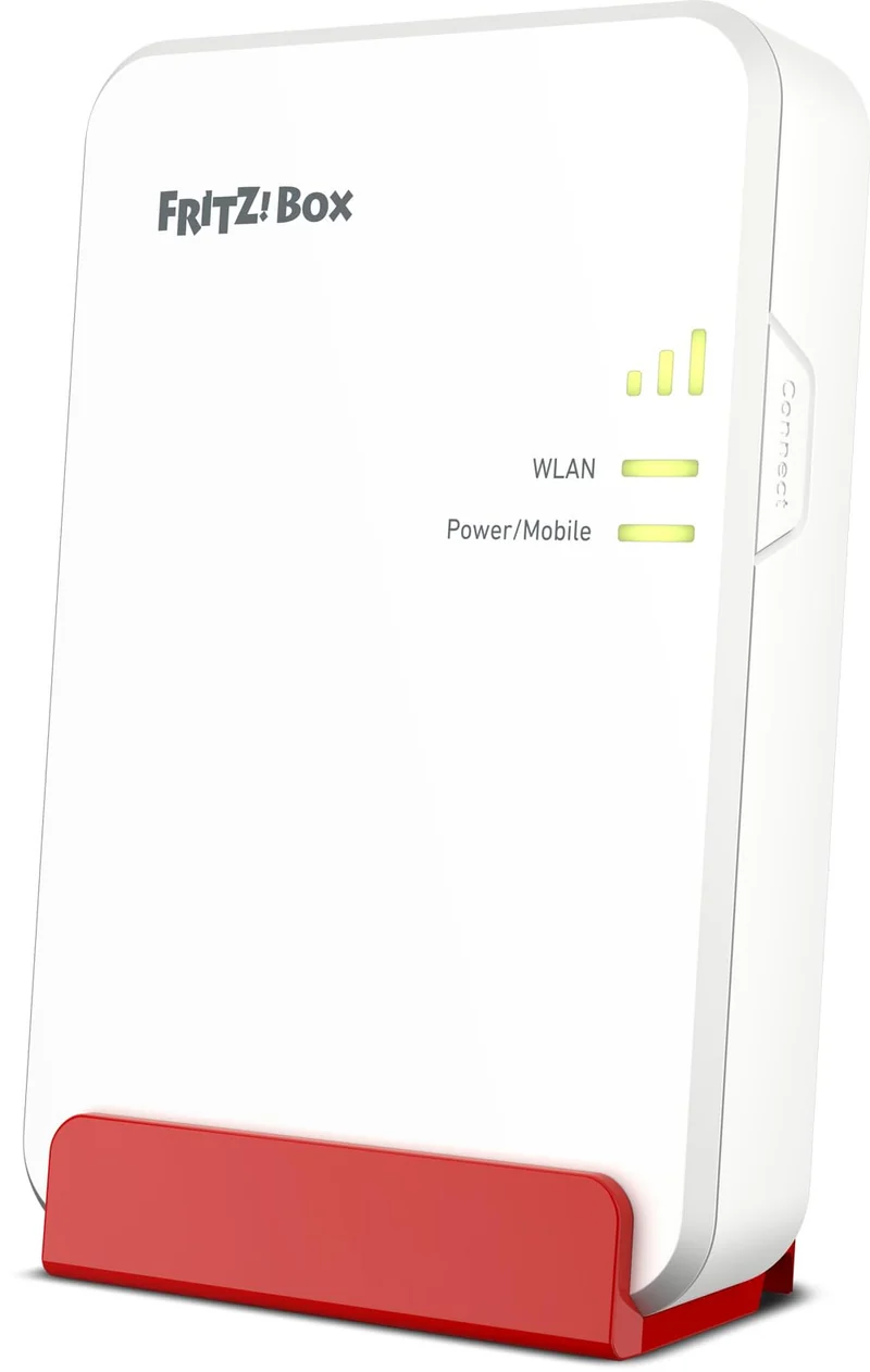 FRITZ!Box 6860 5G – Mobilfunk-Router mit Wi-Fi 6, PoE+, DECT & IP65-Gehäuse