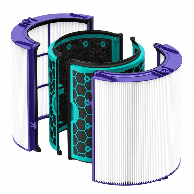 Kompatibles Filter-Set für Dyson Pure Cool Tower TP04 – HEPA- & Aktivkohlefilter Ersatzfilter