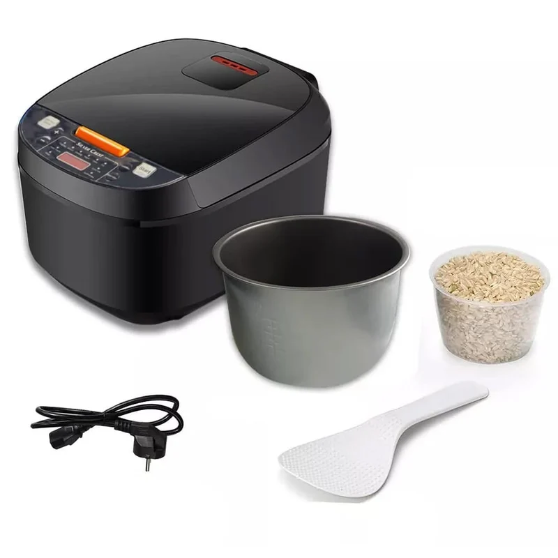 Silver Crest Reiskocher 5L – 900W, antihaftbeschichtet, 20,1x25,7x36 cm, für Gastronomie
