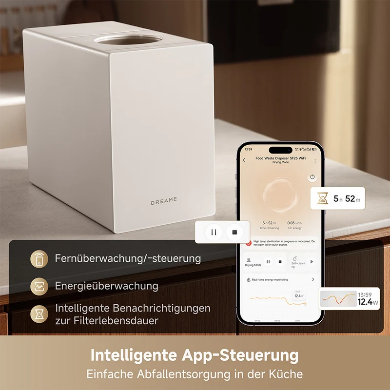 Dreame-Küchenabfallzerkleinerer SF25 WiFi VIP