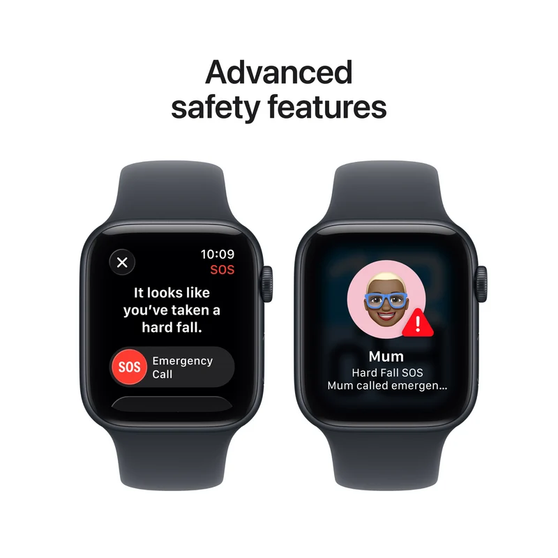 Apple Watch SE 3GPS44mmMidnight Aluminium Case - Midnight Sport Band S/M