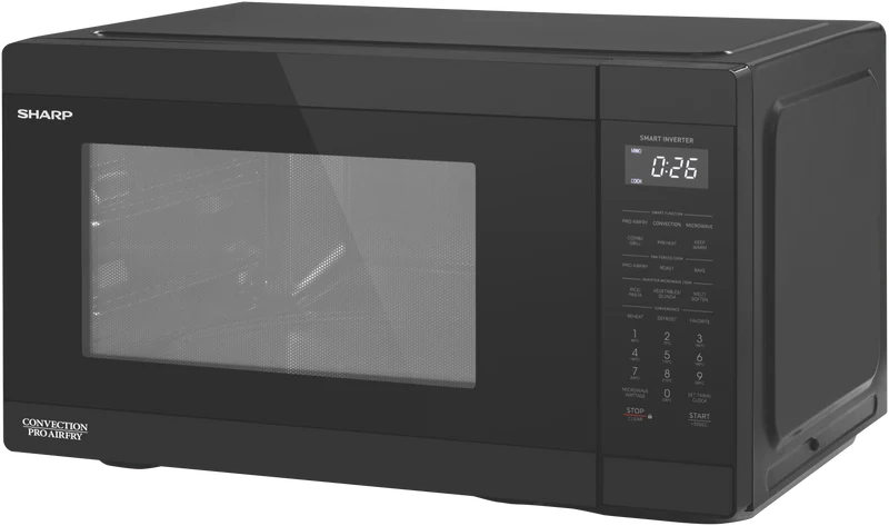 Sharp 26L 1000W Pro Airyfry Convection Microwave Black