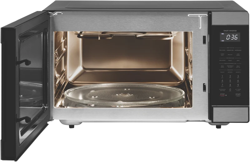 Sharp 36L 1000W Pro Airyfry Convection Microwave Black Stainless