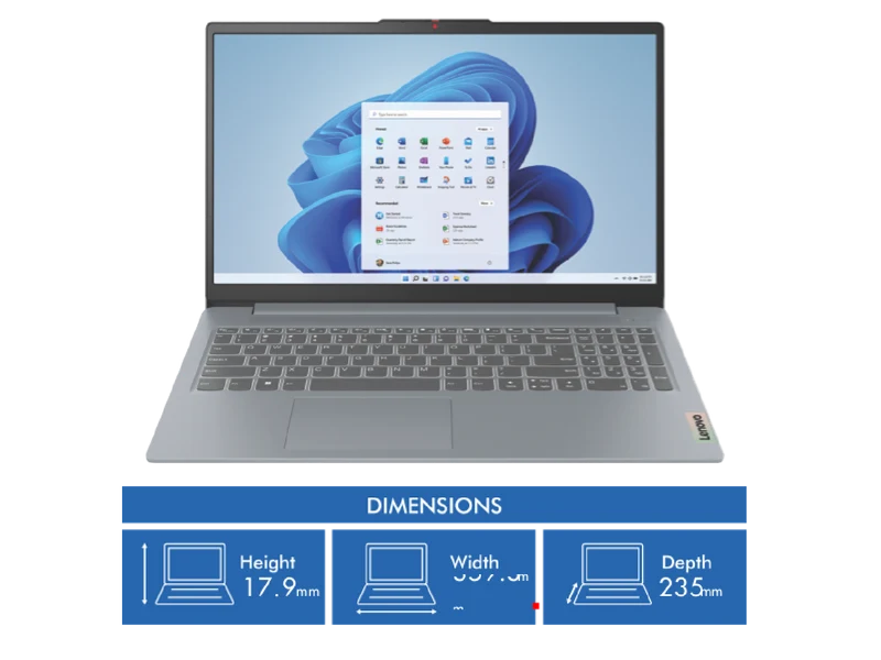 Lenovo IdeaPad Slim 3 15.6" i3 8GB 128GB Laptop