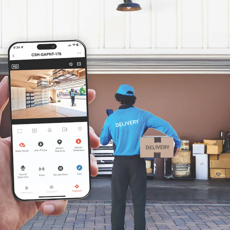 Connect SmartHome Garage Door Opener & Pan Tilt Camera