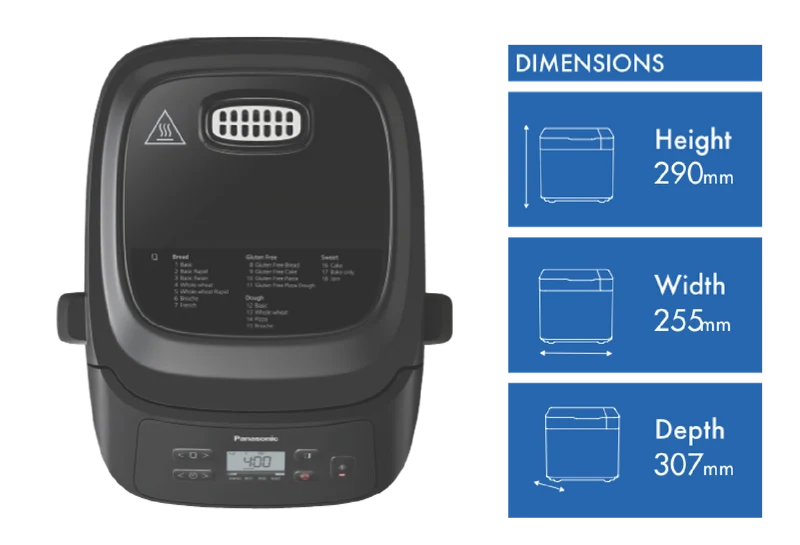 Panasonic Compact Bread Maker Black
