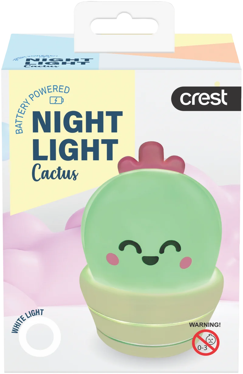 Crest Cactus Night Light