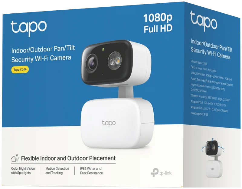 TP-LINK Tapo Indoor/Outdoor Pan Tilt Security Camera