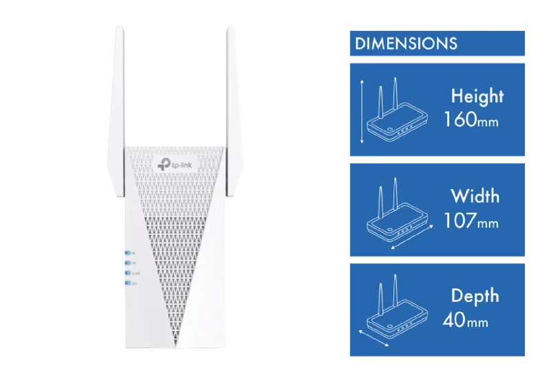 TP-LINK AX3000 Mesh Wi-Fi 6 Extender