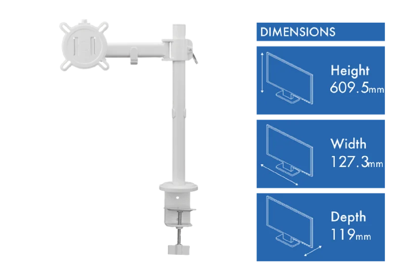 One For All Single Arm Smart Series Monitor Arm