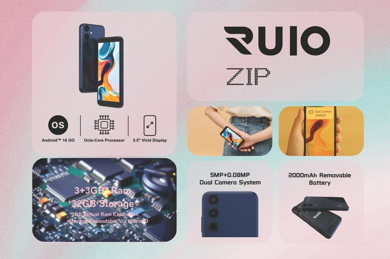RUIO ZIP 32GB 4G Dark Blue