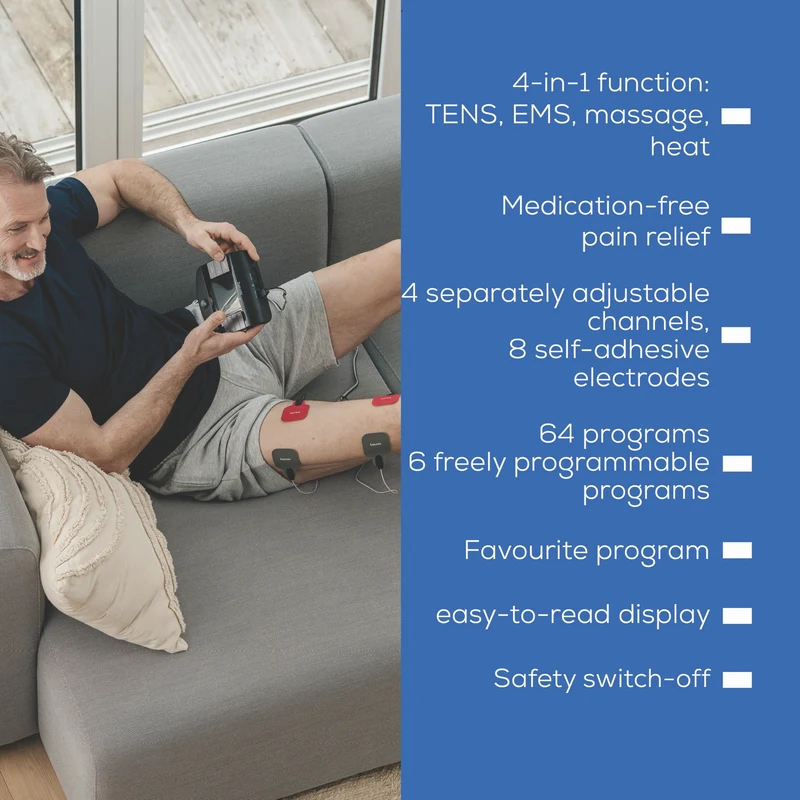 Beurer Digital TENS/EMS device with Heat Function