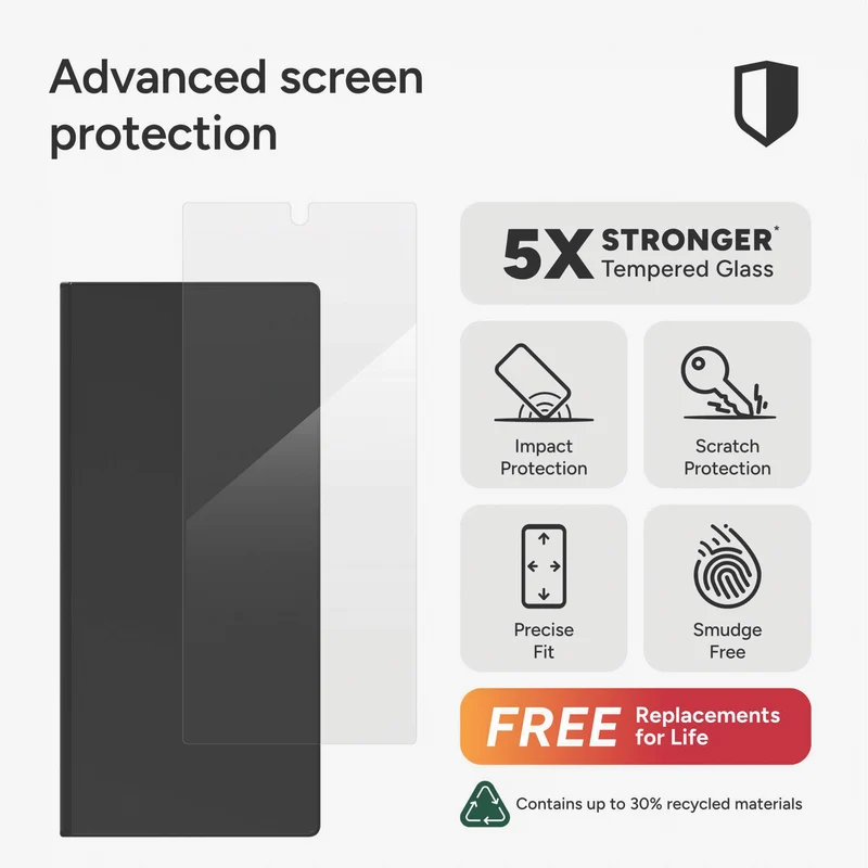 ZAGG Samsung Z Fold7 Invisibleshield Glass Elite Screen Protector