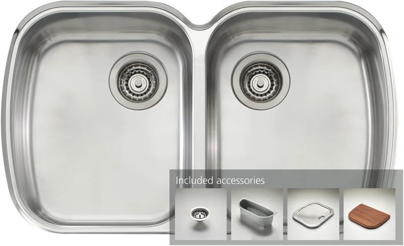 Oliveri Double Bowl Undermount