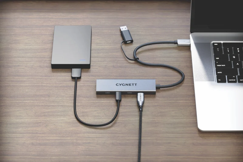 Cygnett 4-in-1 USB-C to USB-C Hub