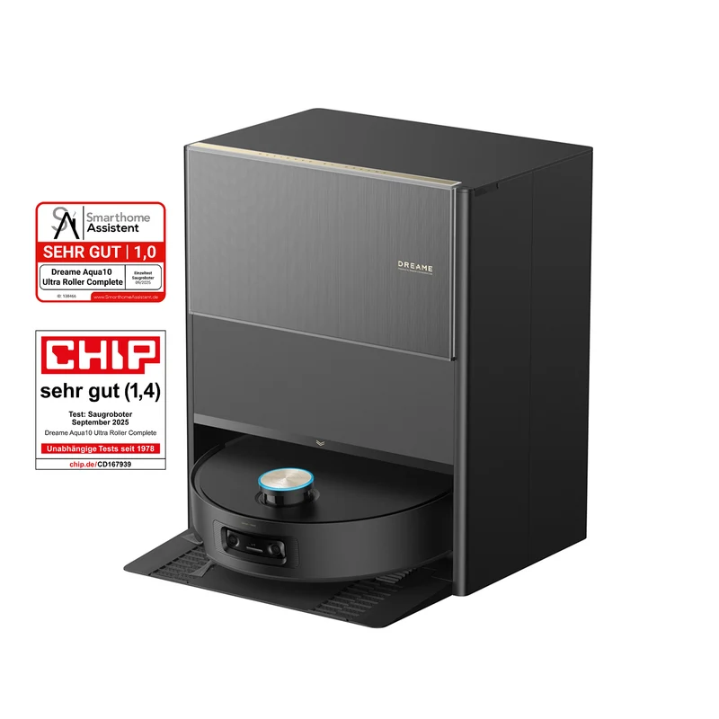 Dreame Aqua10 Ultra Roller Complete Schwarz Saugroboter