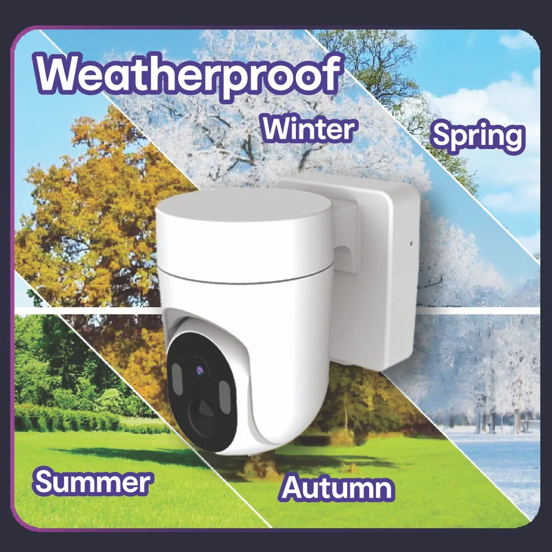 Connect SmartHome 2K Outdoor Pan & Tilt Camera with Solar