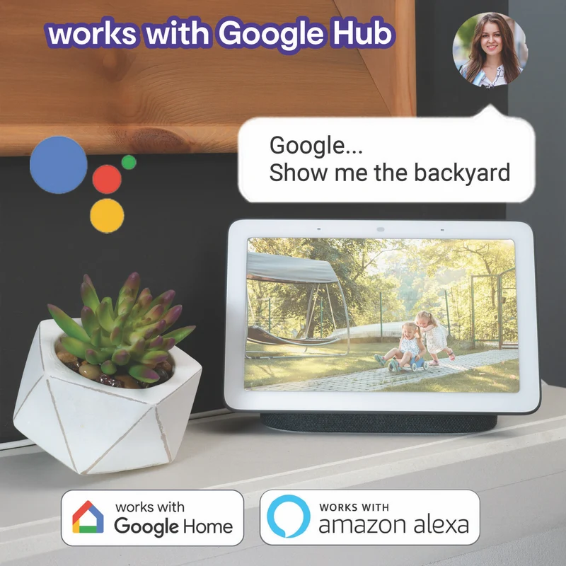 Connect SmartHome 2K Outdoor Camera 4 Pack