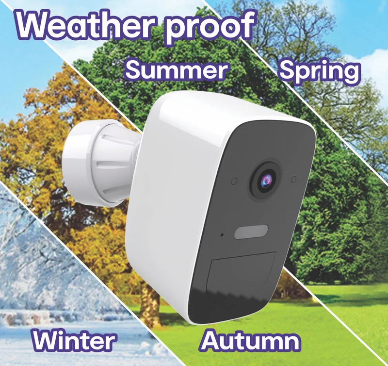 Connect SmartHome 2K Outdoor Camera with 3W solar panel