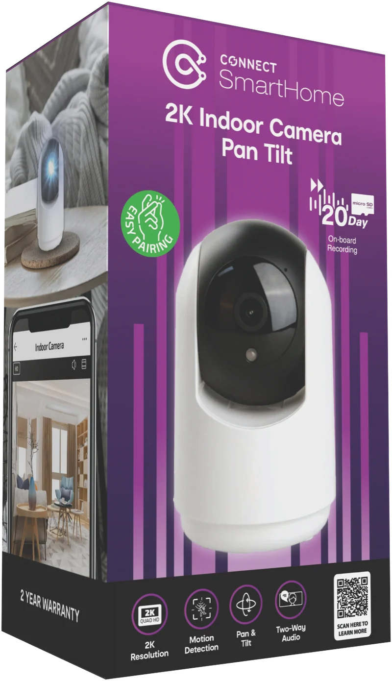 Connect SmartHome 2K 360 Pan & Tilt Camera