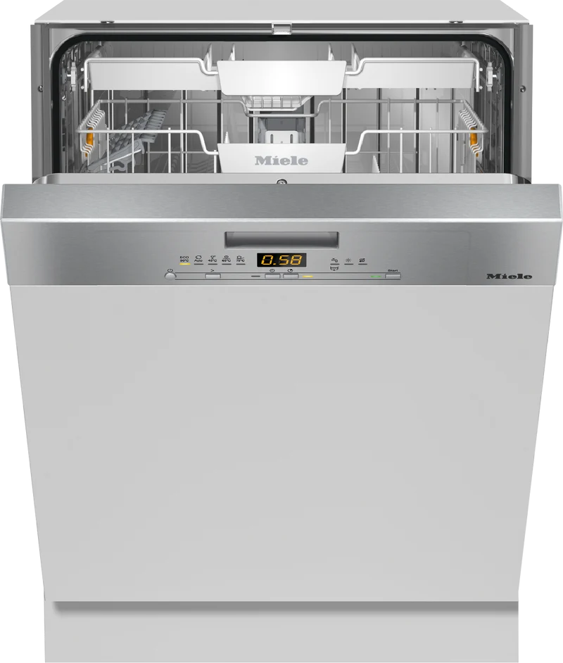 Miele 60cm Semi-Integrated Dishwasher with QuickPowerWash CleanSteel