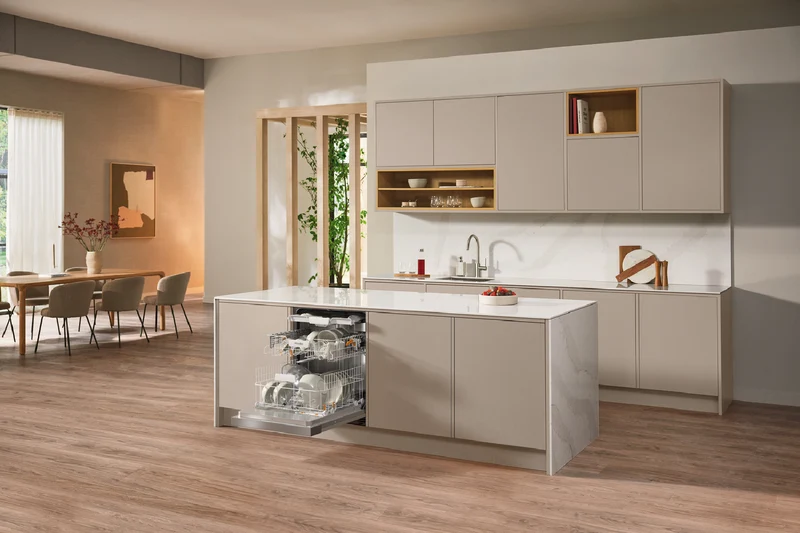 Miele 60cm Semi-Integrated Dishwasher with QuickPowerWash CleanSteel