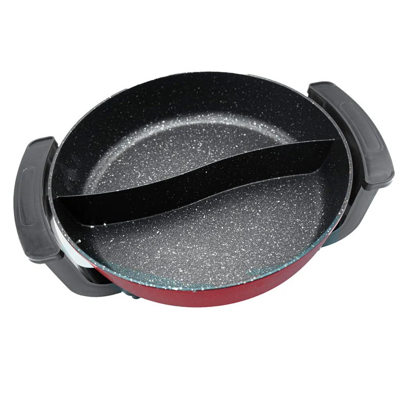 Elektrischer Doppel-Hotpot – 1350W, 2 Kammern, 220V, für Tischkochen