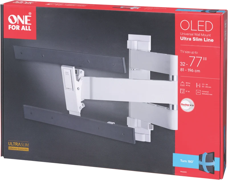 One For All Ultraslim OLED Turn Mount 32-77" (40kg)