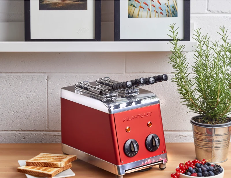 Milantoast Sandwichtoaster mit Zangen