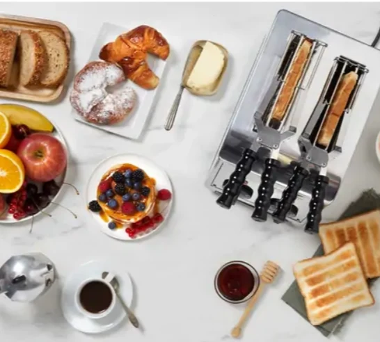 Milantoast Sandwichtoaster mit Zangen