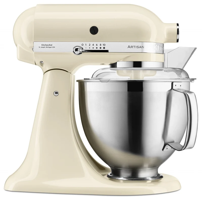 KitchenAid 4,8 L 5KSM185 Artisan Küchenmaschine Breadlover Messerschmidt Getreidemühlenvorsatz, Brotbackschüssel