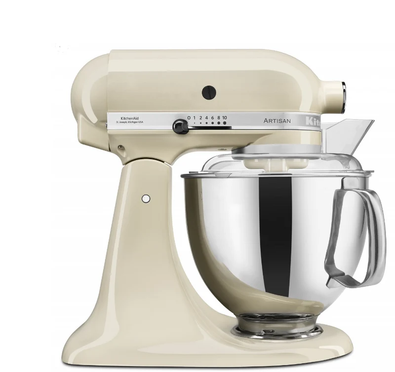 KitchenAid 4,8 L 5KSM175 Artisan Küchenmaschine Breadlover mit Messerschmidt Getreidemühlenvorsatz + Brotbackschüssel