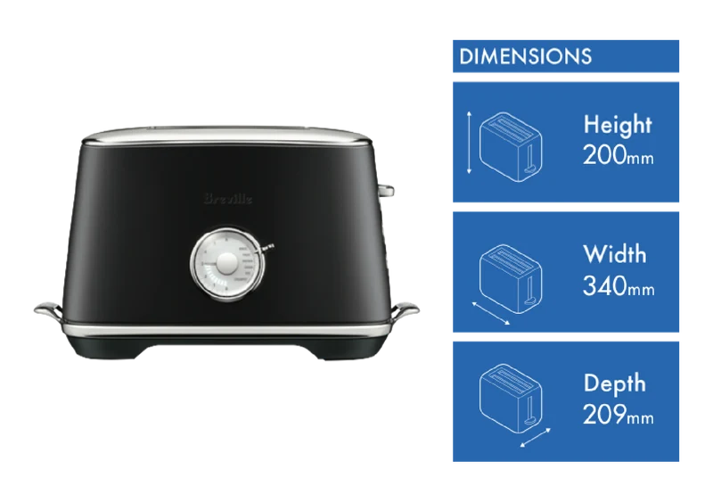 Breville Luxe Black Truffle Toaster
