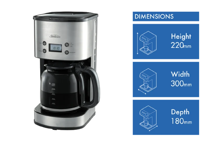 Sunbeam 12 Cup Drip Filter Coffee Machine