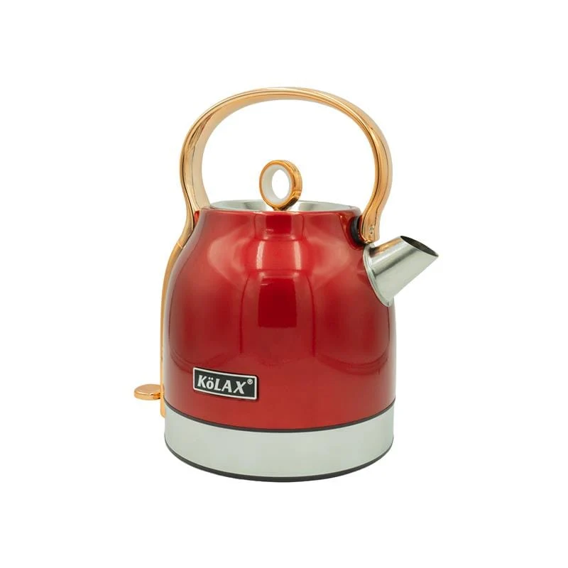 Kölax Retro Wasserkocher – 2L, Retro-Design, für Büro, Hotellerie & Showroom