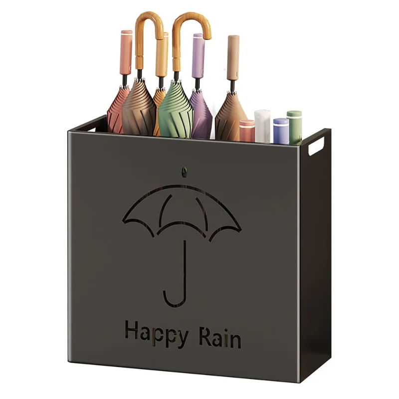 Kanuti Regenschirmständer – 12 Plätze, 40x15,5x35,5 cm, Auffangschale, für Büro & Eingang