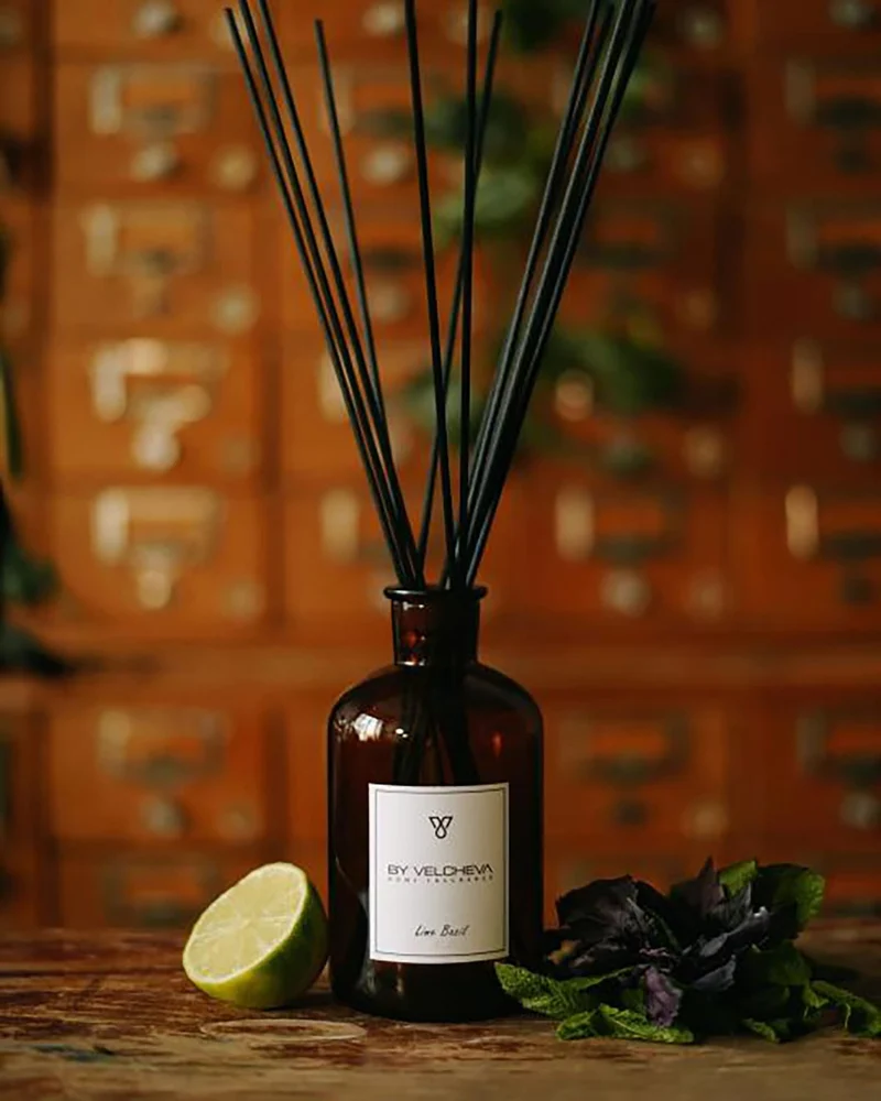 BY VELCHEVA Raumduft Mikado - Lime Basil 125 ml