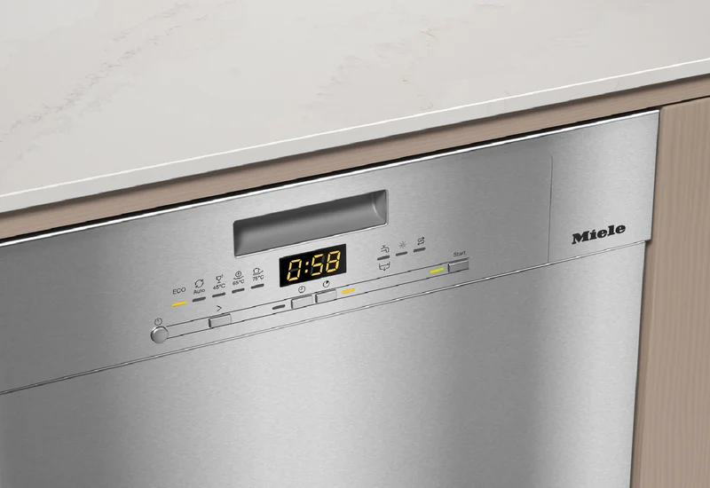 Miele 60cm Built-Under Dishwasher with QuickPowerWash CleanSteel