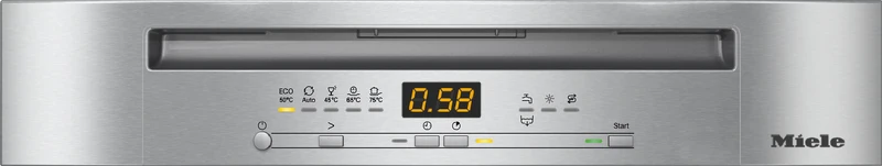 Miele 60cm Built-Under Dishwasher with QuickPowerWash and AutoOpen Drying CleanSteel