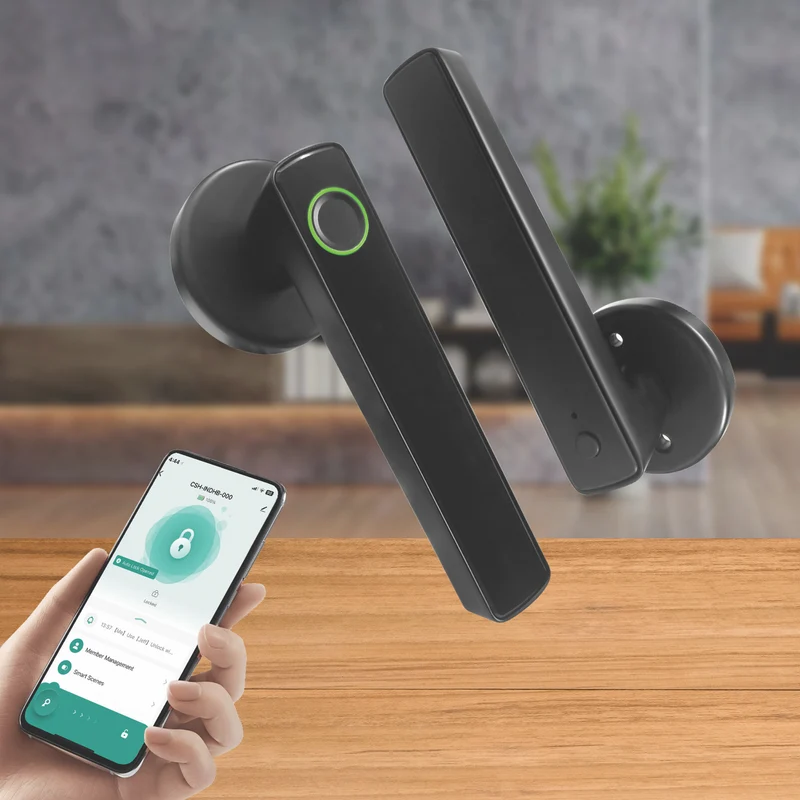 Connect SmartHome Internal Door Handle with Fingerprint Scanner