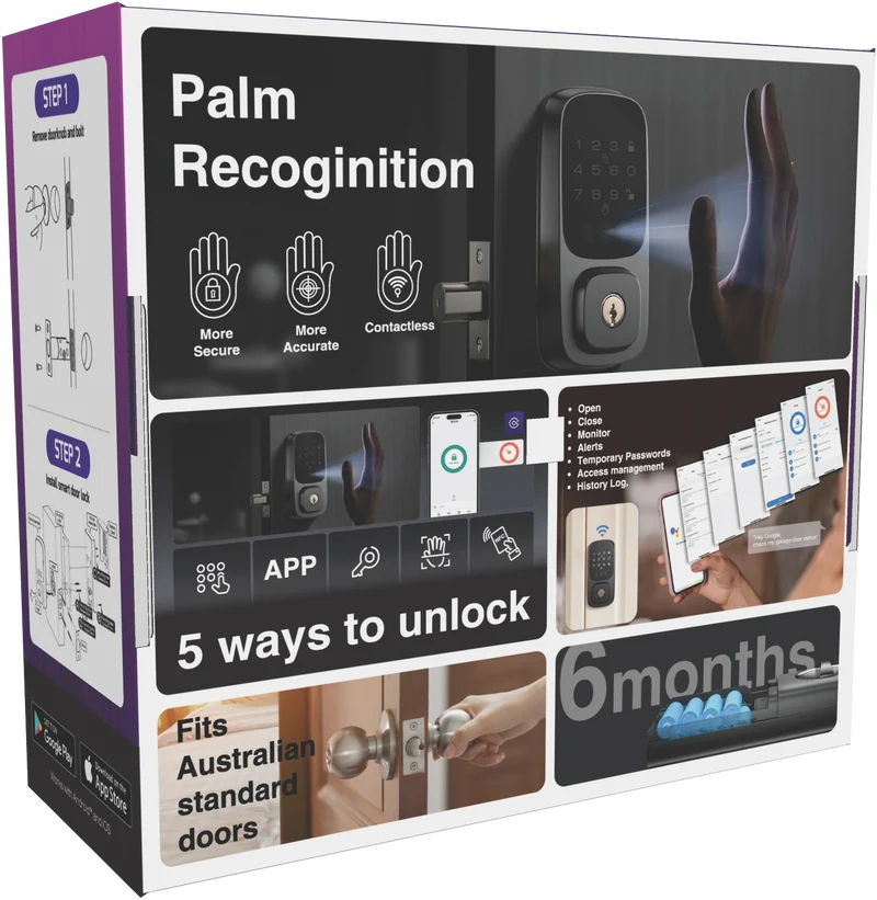 Connect SmartHome Deadbolt Lock with Palm Reader