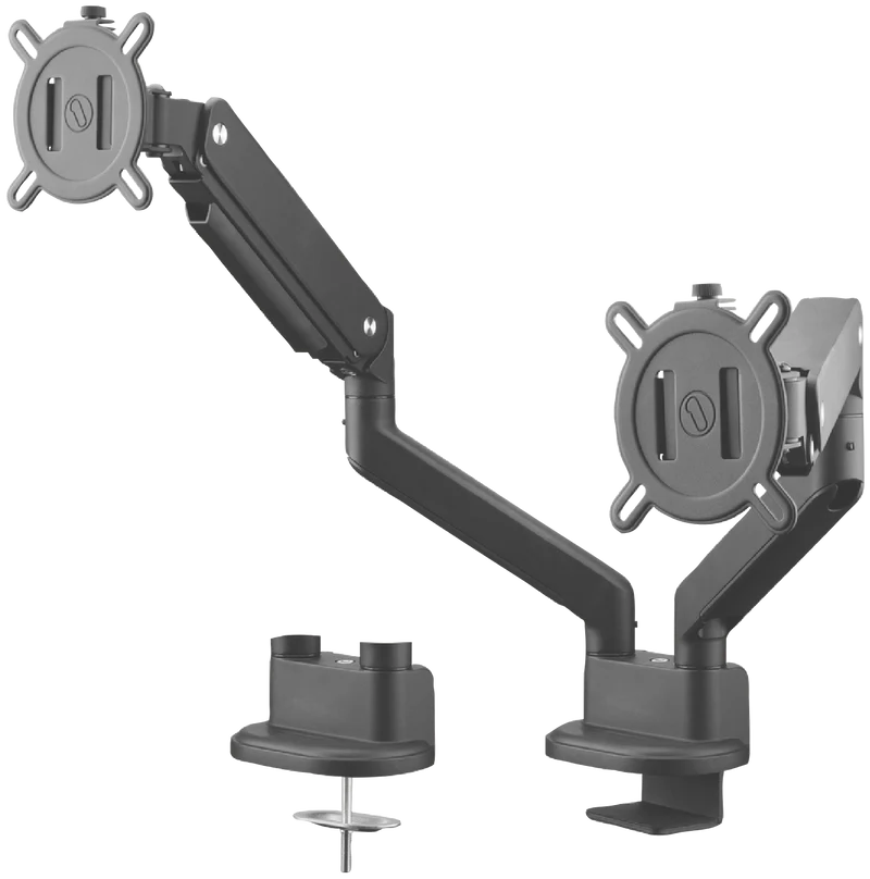 One For All Dual Arm Solid Series Monitor Arm - Black