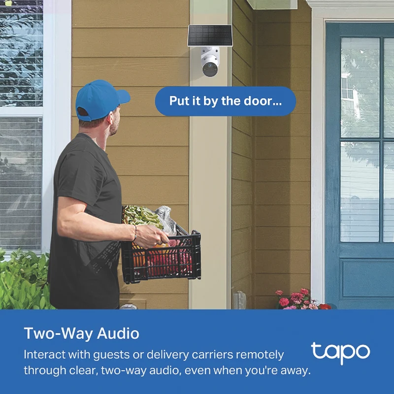 TP-LINK 2K 3MP Solar-Powered Security Camera