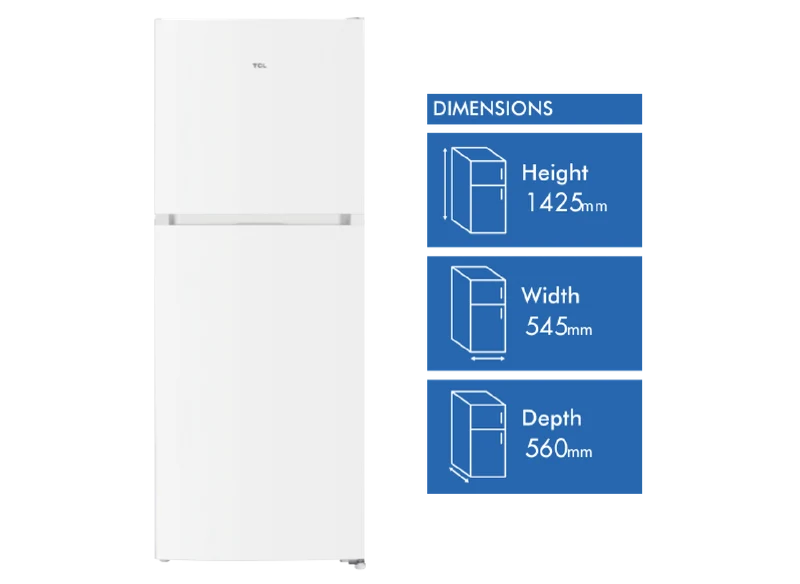 TCL 197L Top Mount Refrigerator