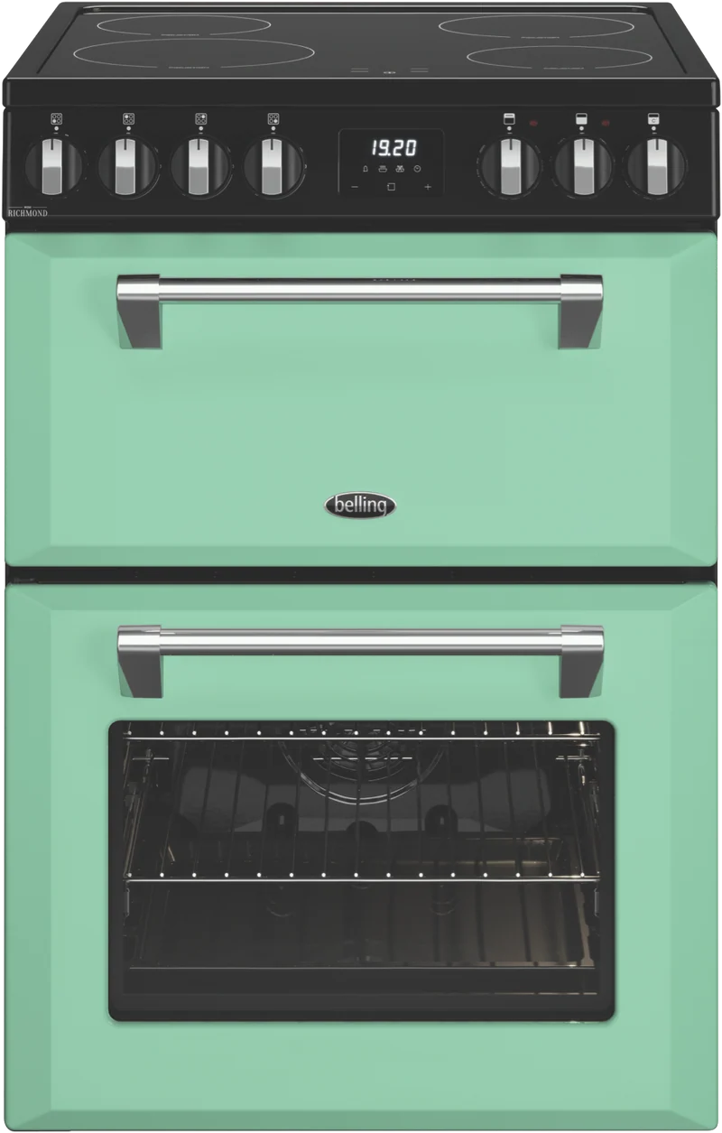 Belling Mini Richmond Boutique 60cm Induction Freestanding Cooker, Mojito Mint