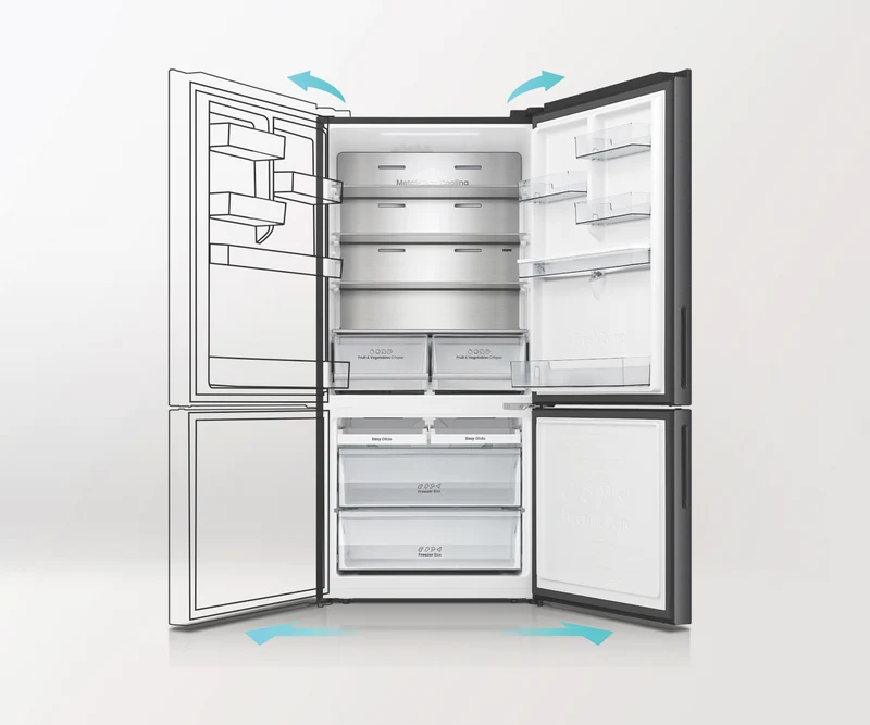 Hisense 500L Bottom Mount Refrigerator