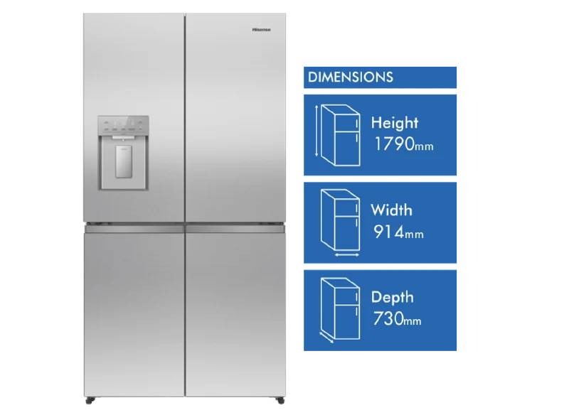 Hisense 640L French Door Refrigerator